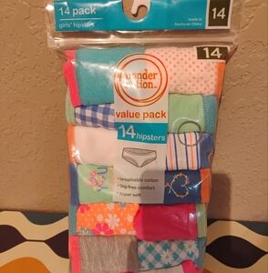 NIP New Girls Size 14 Hipster Underwear - 14 Pair - Stay Kind Be You